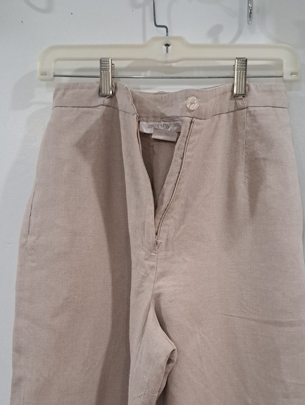 Jones New York VINTAGE Beige Linen Pants